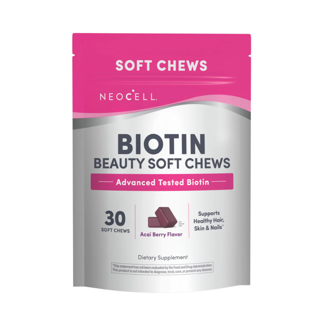 NeoCell Biotin Beauty, 30 Tasty Soft Chews