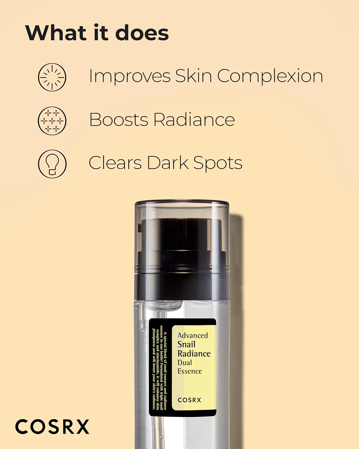 Cosrx Advanced Snail Radiance Dual Essence