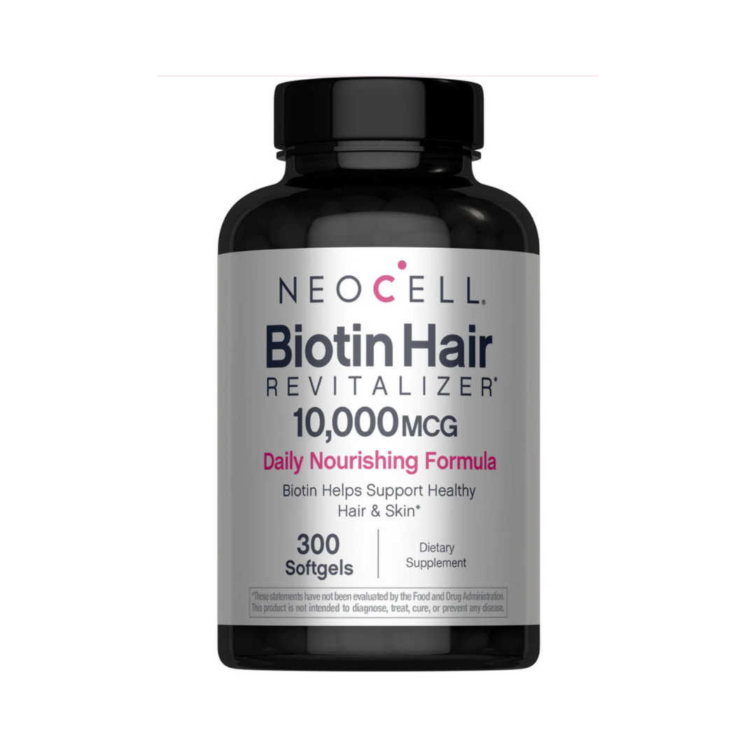 NeoCell Biotin Hair Revitalizer, 10,000 mcg, 300 Softgels