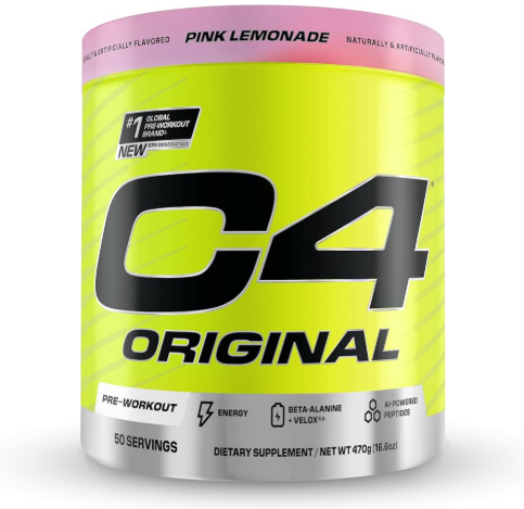 Cellucor C4 Original Pre Workout Pink Lemonade 50 Servings