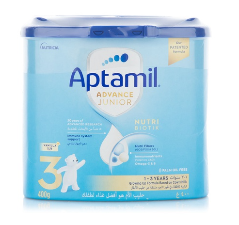 Aptamil Advance Junior 3 Milk Formula 1-3 Years 400g