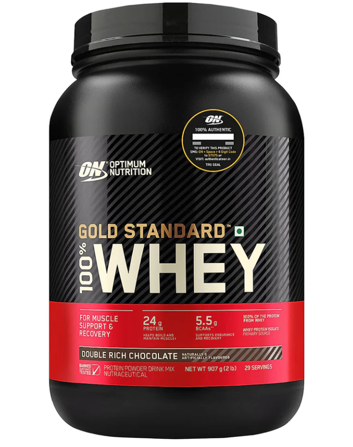 ON Gold Standard 100% Whey Protein Double Rich Chocolate 907g 29 Servings