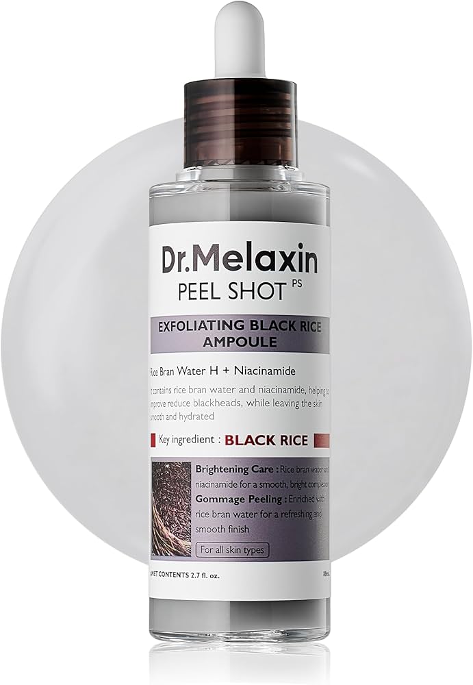 Dr Melaxin peel shot Exfoliating white Rice Ampoule