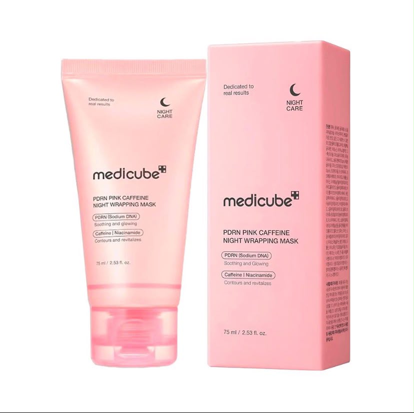 Medicube PDRN Pink Caffeine Night wrapping mask