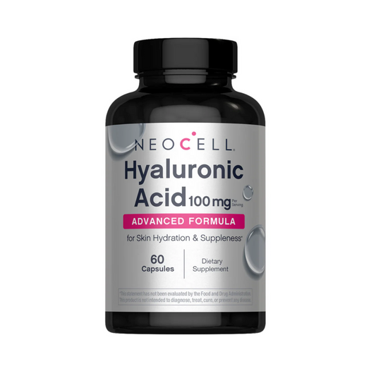 NeoCell Hyaluronic Acid 100 mg, 60 Vegan Capsules