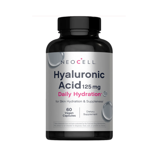 Neocell Hyaluronic Acid, 125 mg, 60 Vegan Capsules
