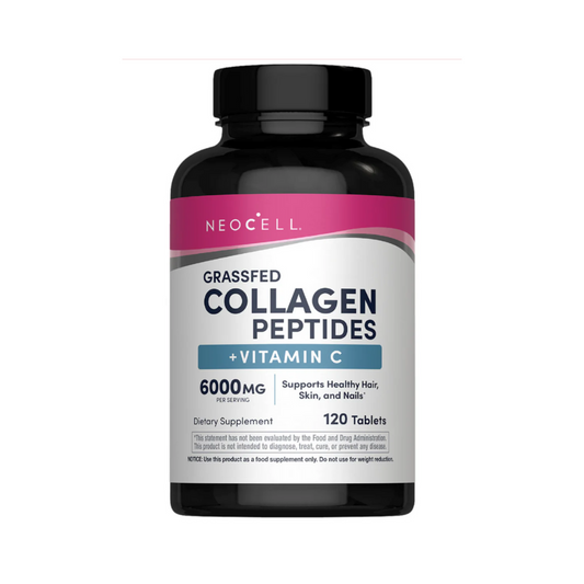 Neocell Grassfed Collagen Peptides + C, 6000 mg (per serving), 120 Caplets