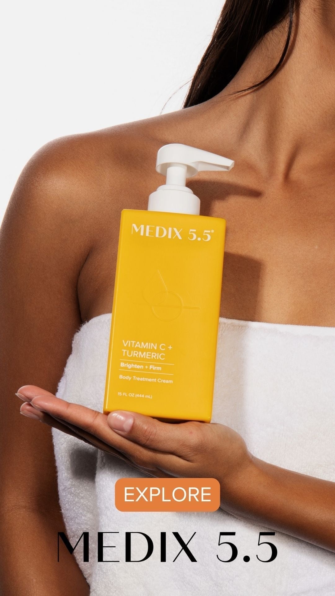 Medix 5.5 Vitamin C + Turmeric Brightening + Firm Body Treatment Cream