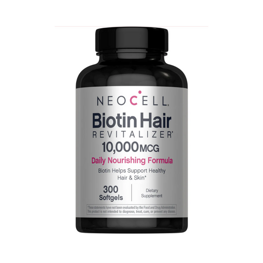 NeoCell Biotin Hair Revitalizer, 10,000 mcg, 300 Softgels