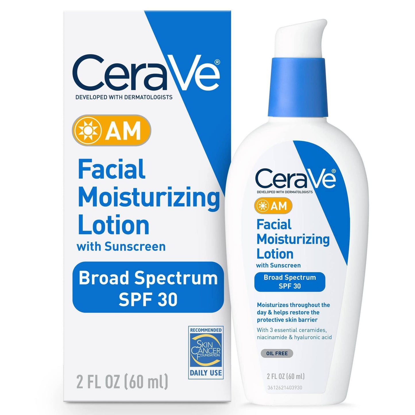 CeraVe AM Facial Moisturizing Lotion SPF 30