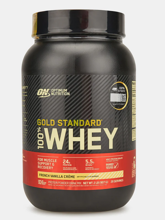 ON Gold Standard 100% Whey Protein French Vanilla Creme 907g 29 Servings