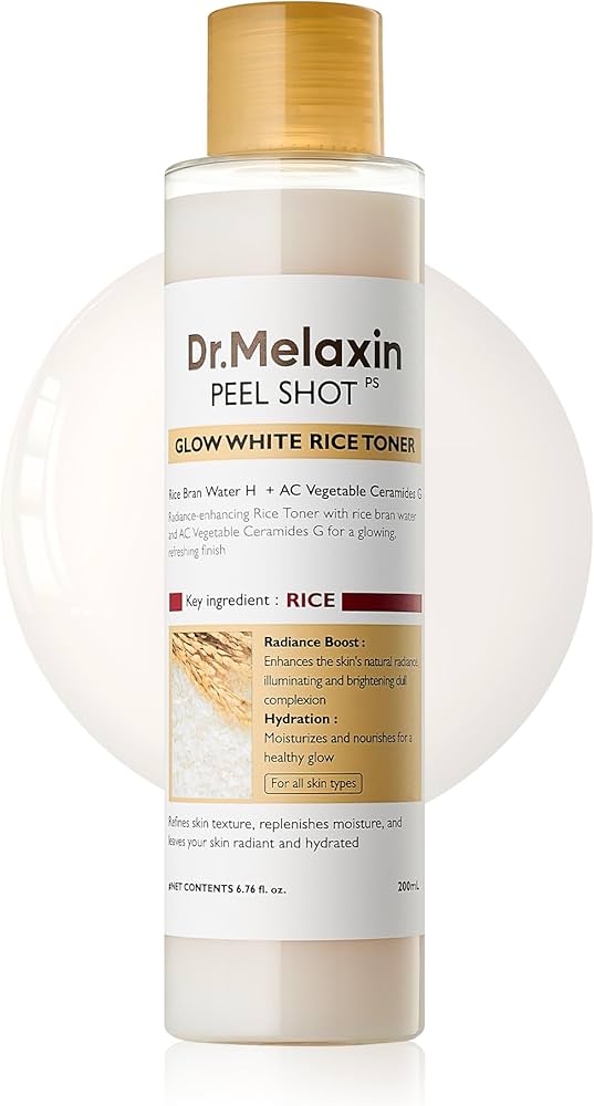 Dr Melaxin peel shot Glow Rice Toner