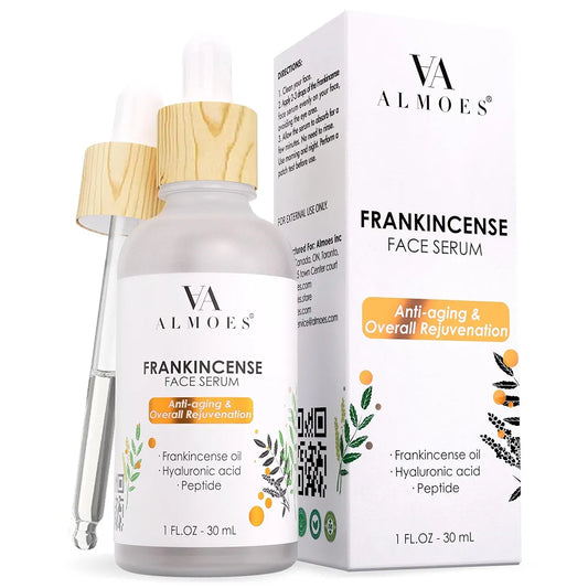 ALMOES Frankincense facial serum's, peptides