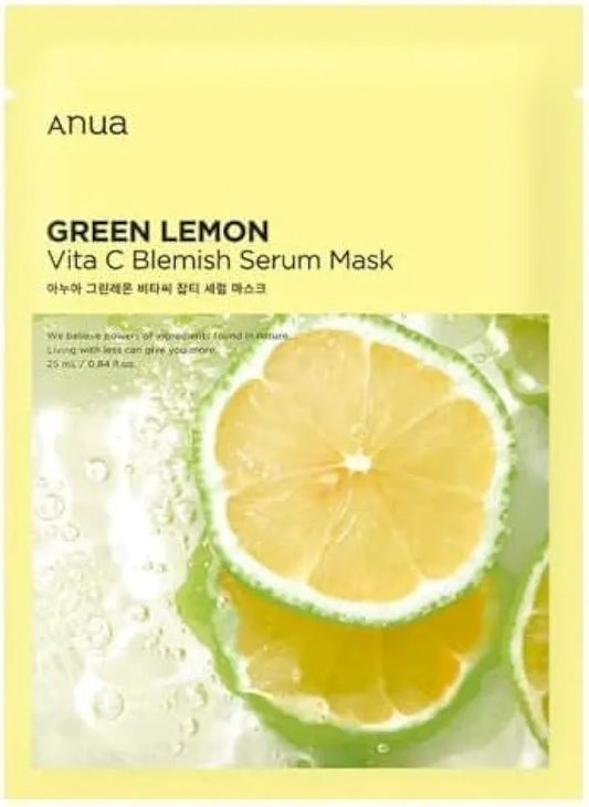 Anua Green lemon vita C Blemish serum Mask